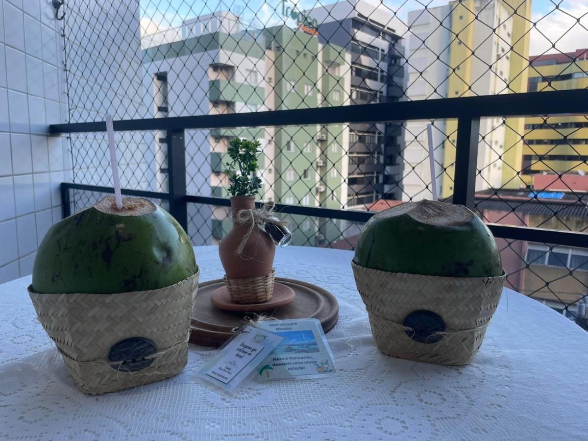Praia De Ponta Verde Com Lavadora, Wi-Fi, Garagem - Quarto Andar Maceió 外观 照片